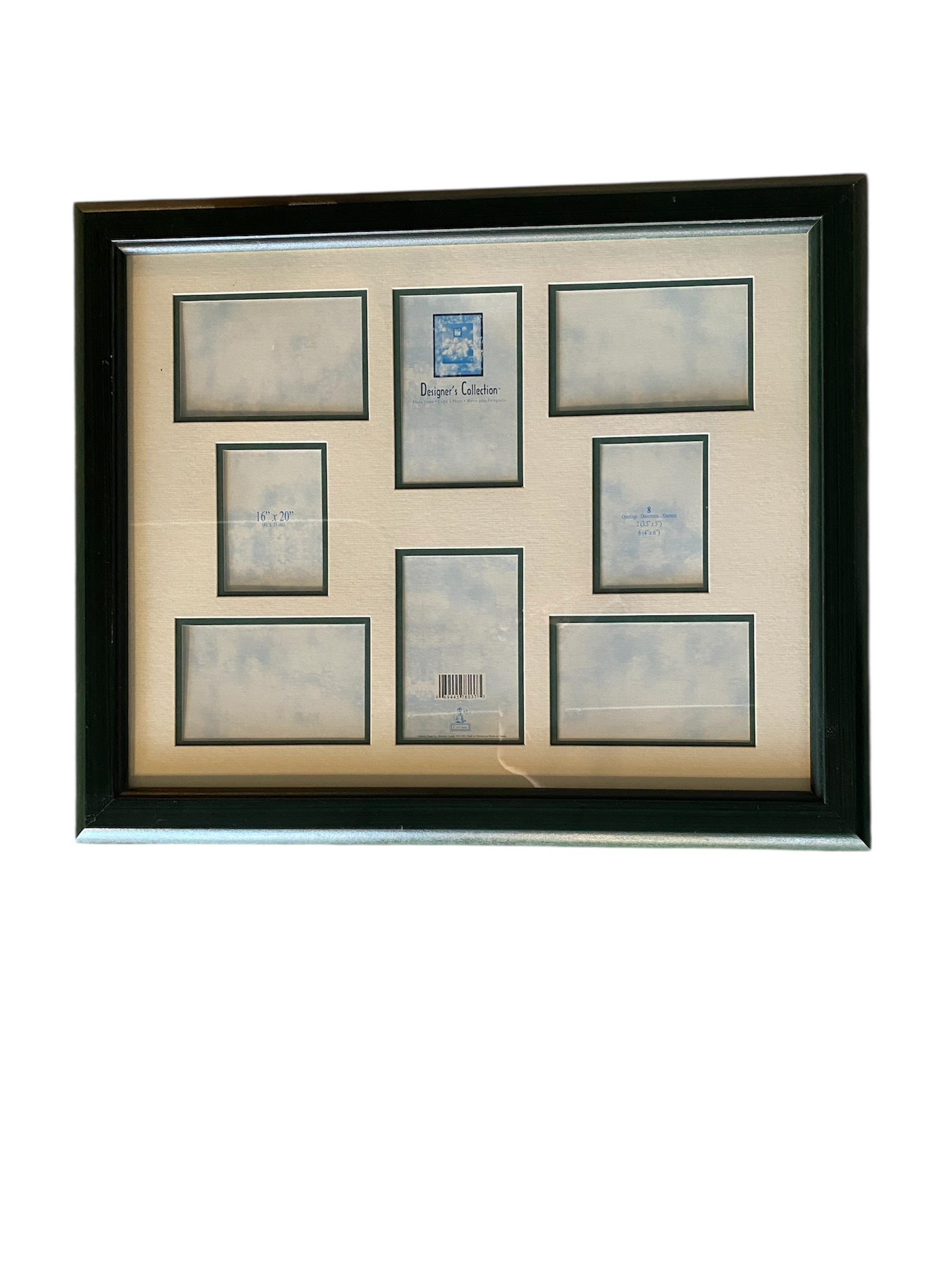 Forest Green Eight Picture Frame
