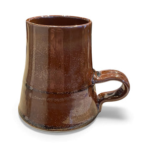 Handmade Tall Dark Brown Mug