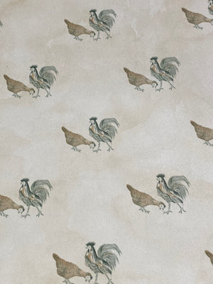 Roosters and Hens Wallpaper
