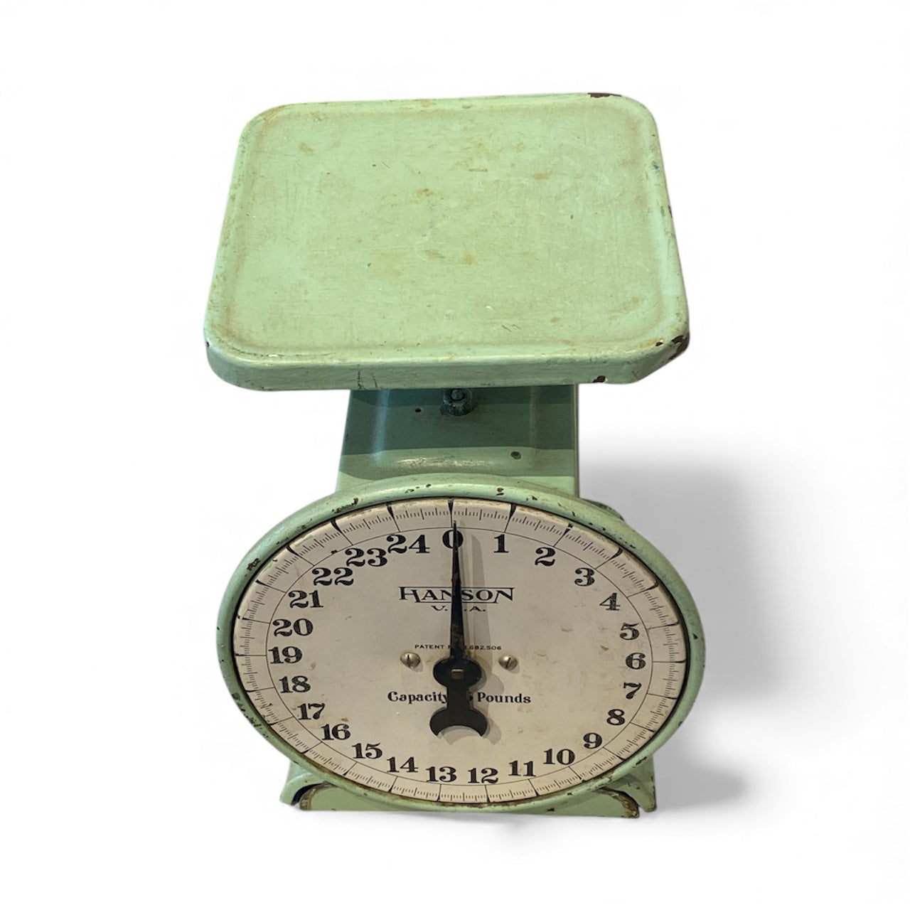 1939 Hanson Jadeite Coloured 25lb Scale