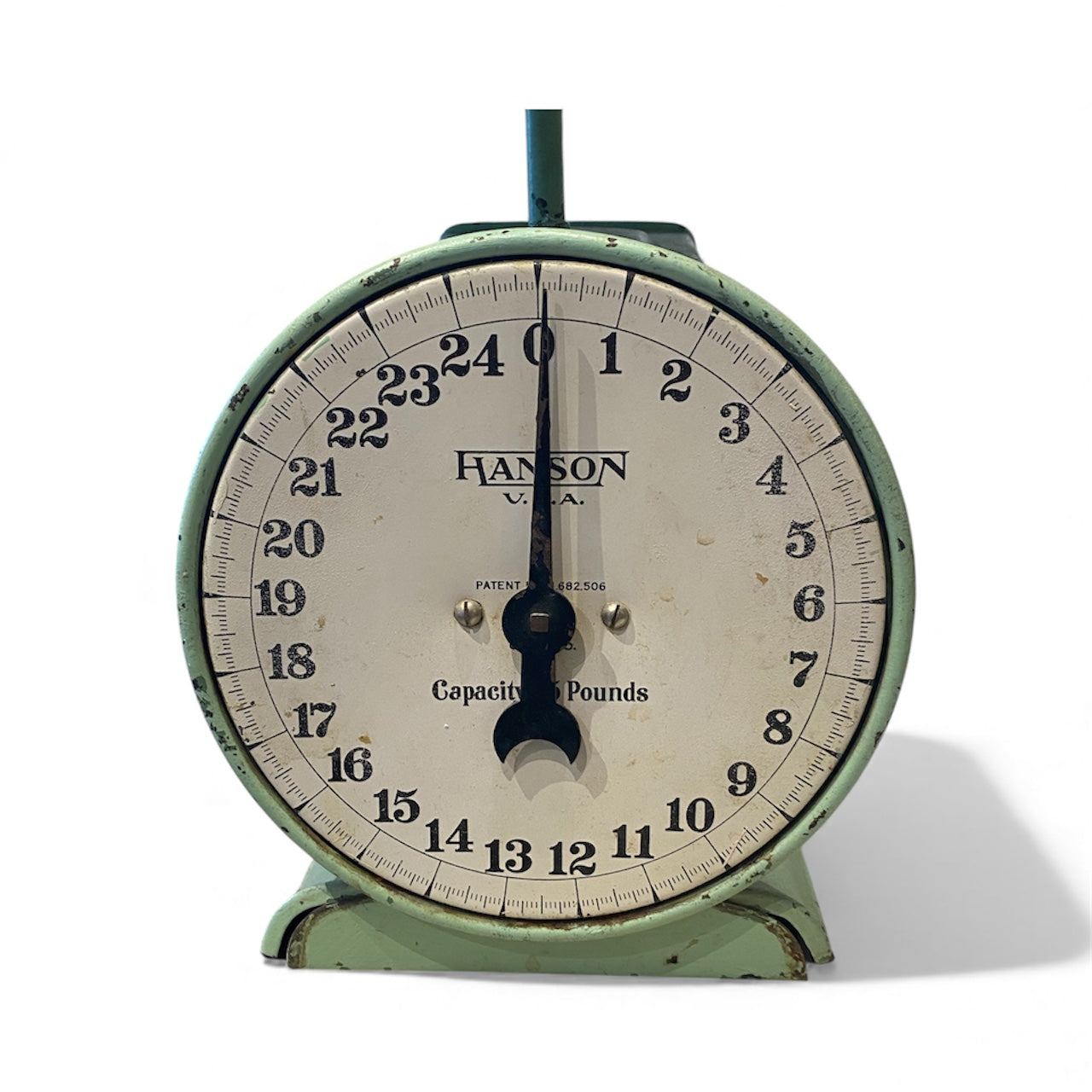 1939 Hanson Jadeite Coloured 25lb Scale