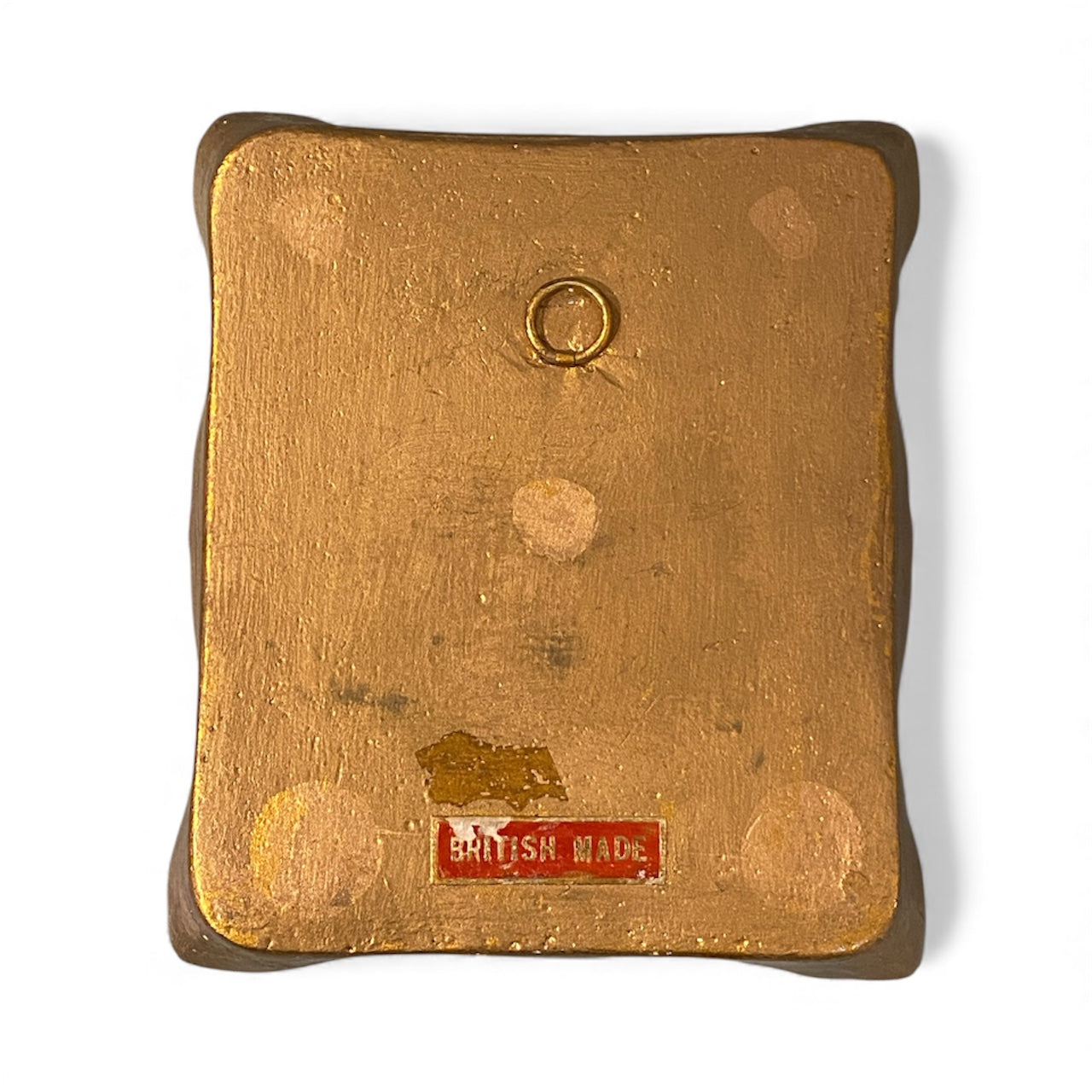 Baroque Style Print in a Vintage Chalkware Frame