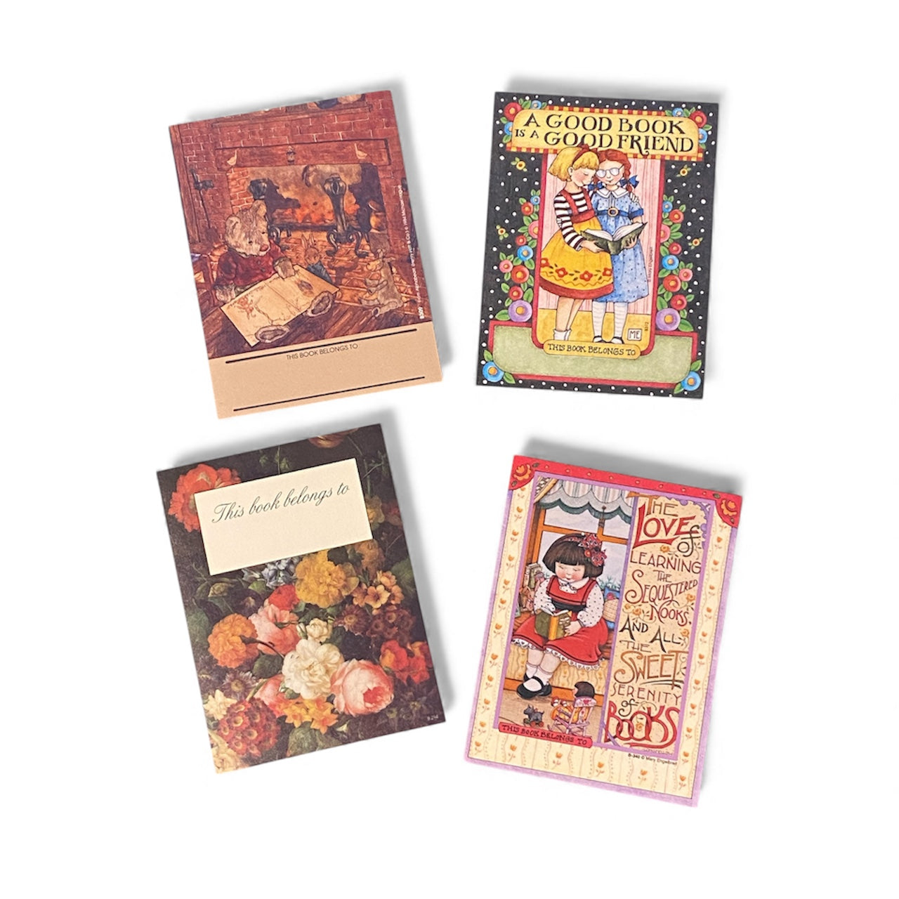 Vintage Book Plate Stickers