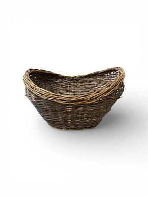 Vintage Oval Willow Basket