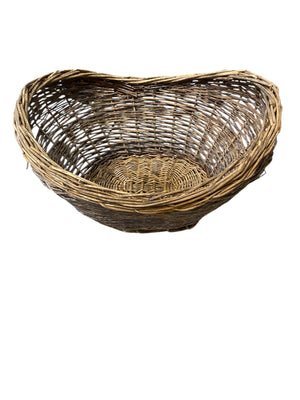 Vintage Oval Willow Basket