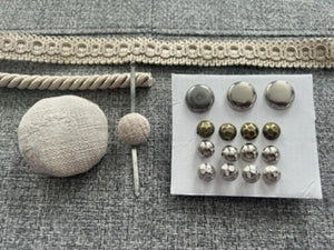 Buttons, Tufting and Trim - Upholstery Accents (In-Person)