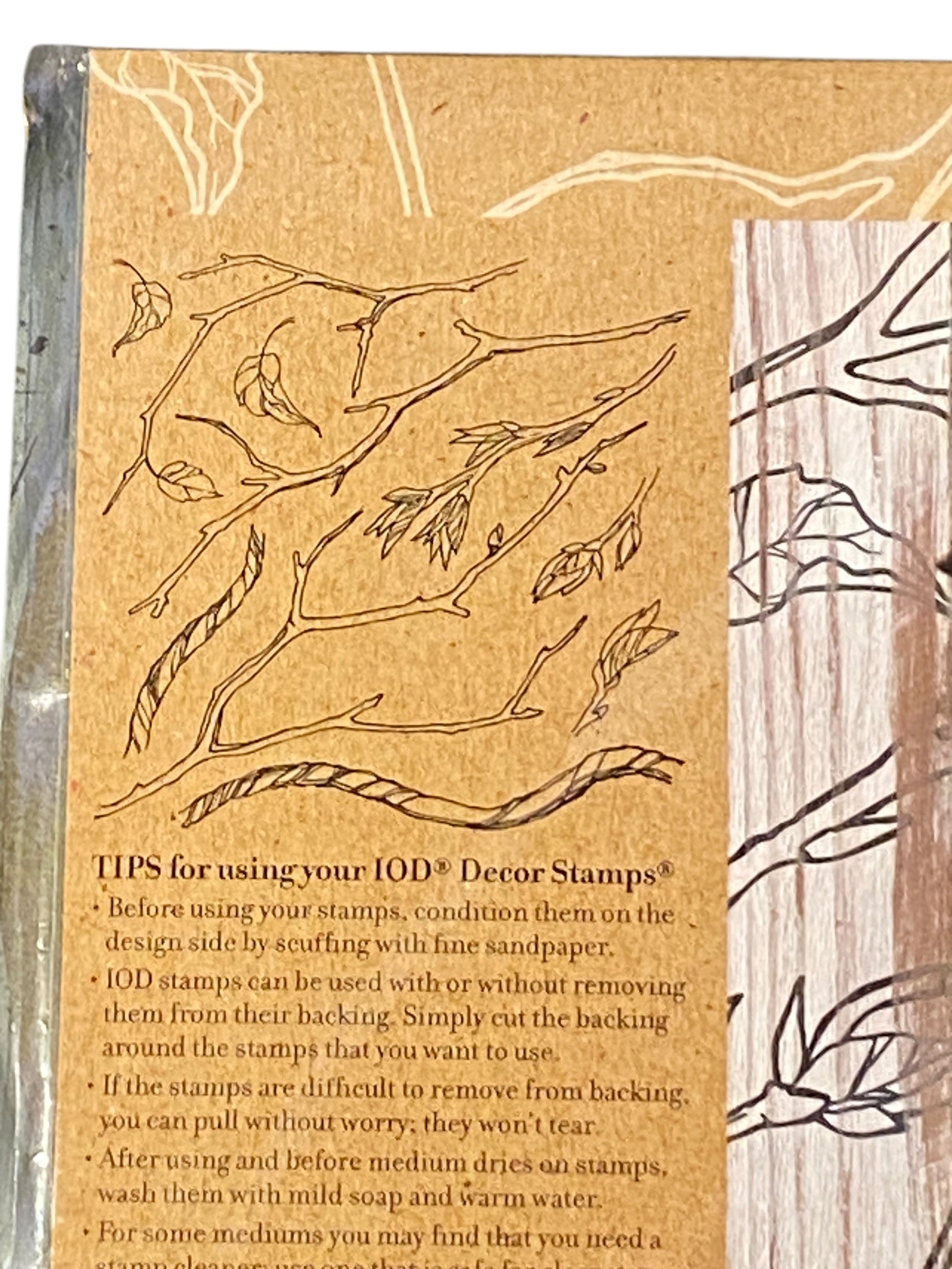 Branches and Vines IOD Stamp