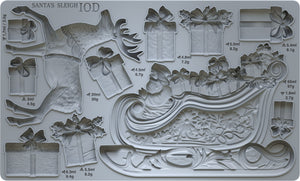 Santa's Sleigh IOD Mould *NEW*