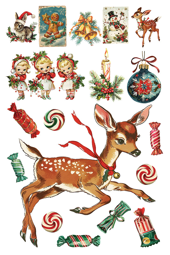 Kitschy Christmas IOD Decor Transfer *NEW*