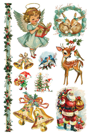 Kitschy Christmas IOD Decor Transfer *NEW*