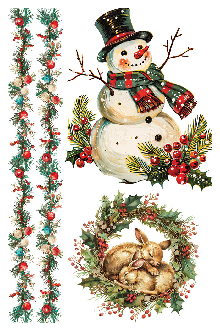 Kitschy Christmas IOD Decor Transfer *NEW*