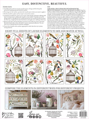 Menagerie IOD Decor Transfer *NEW*