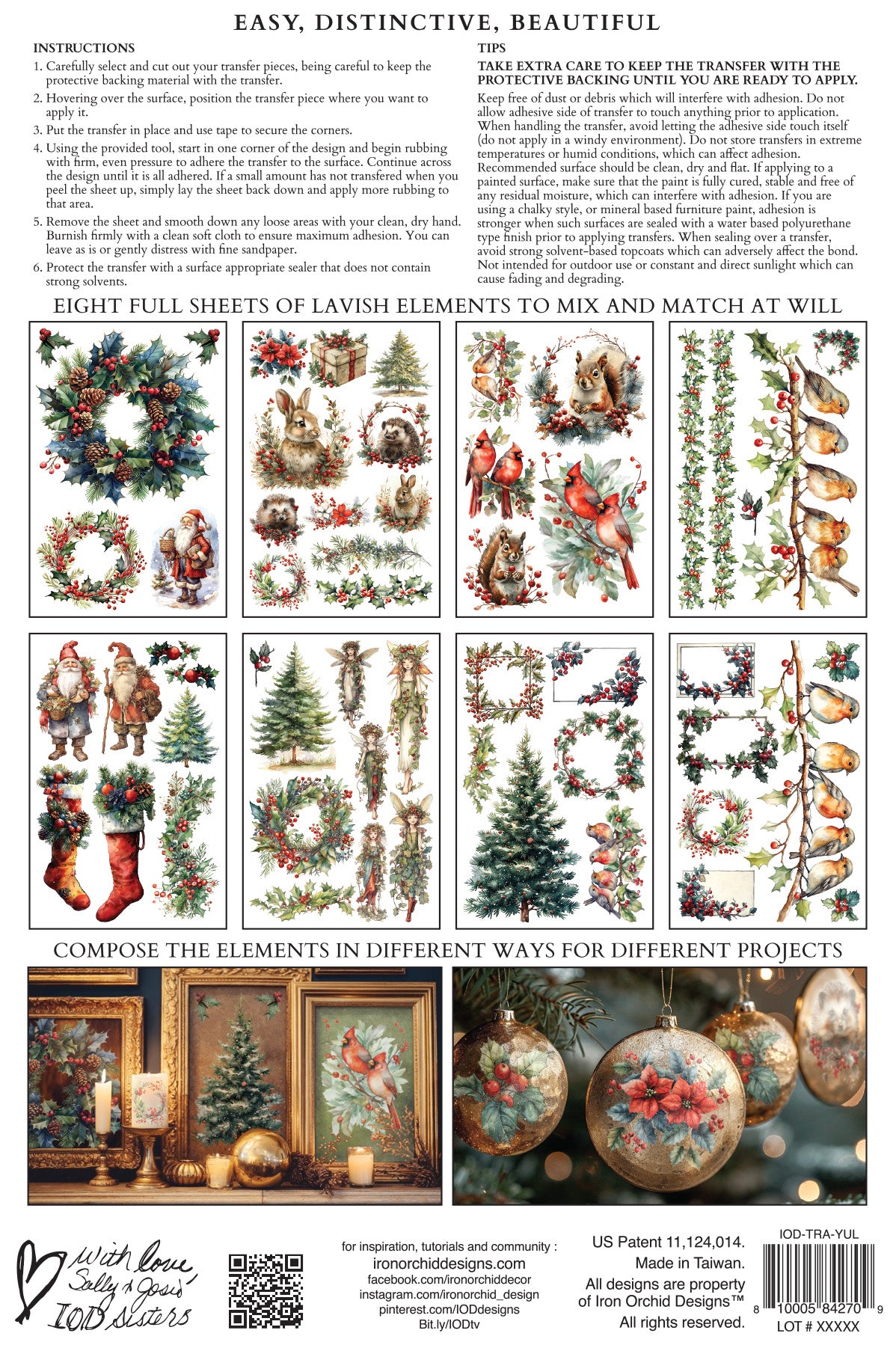 Yuletide IOD Decor Transfer *NEW*