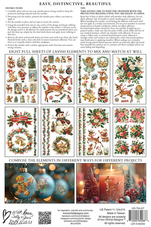 Kitschy Christmas IOD Decor Transfer *NEW*