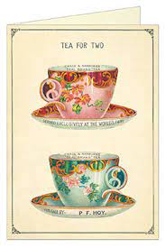Tea for Two Blank Card