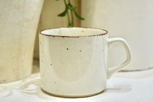 DIY Vintage Candle Kit - Beige and Brown Speckled Mug