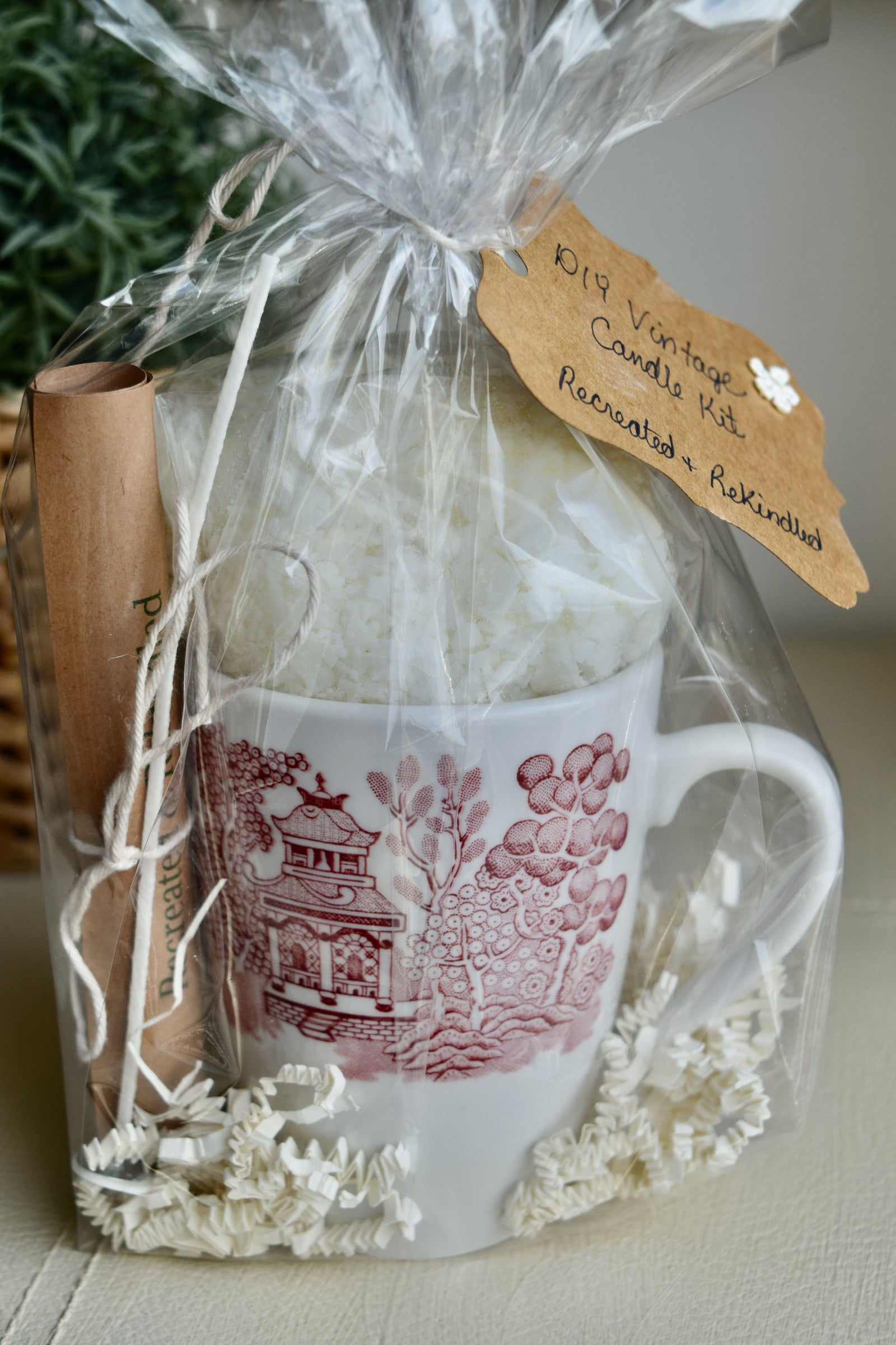 DIY Vintage Candle Kit - Asian Willow Mug