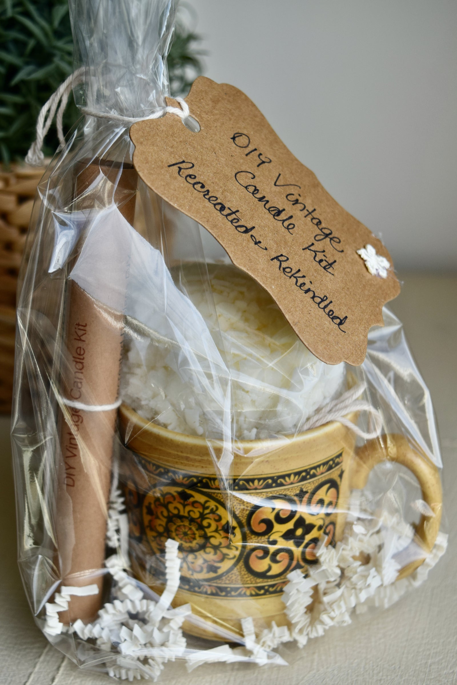 DIY Vintage Candle Kit - Boho Stone Mug