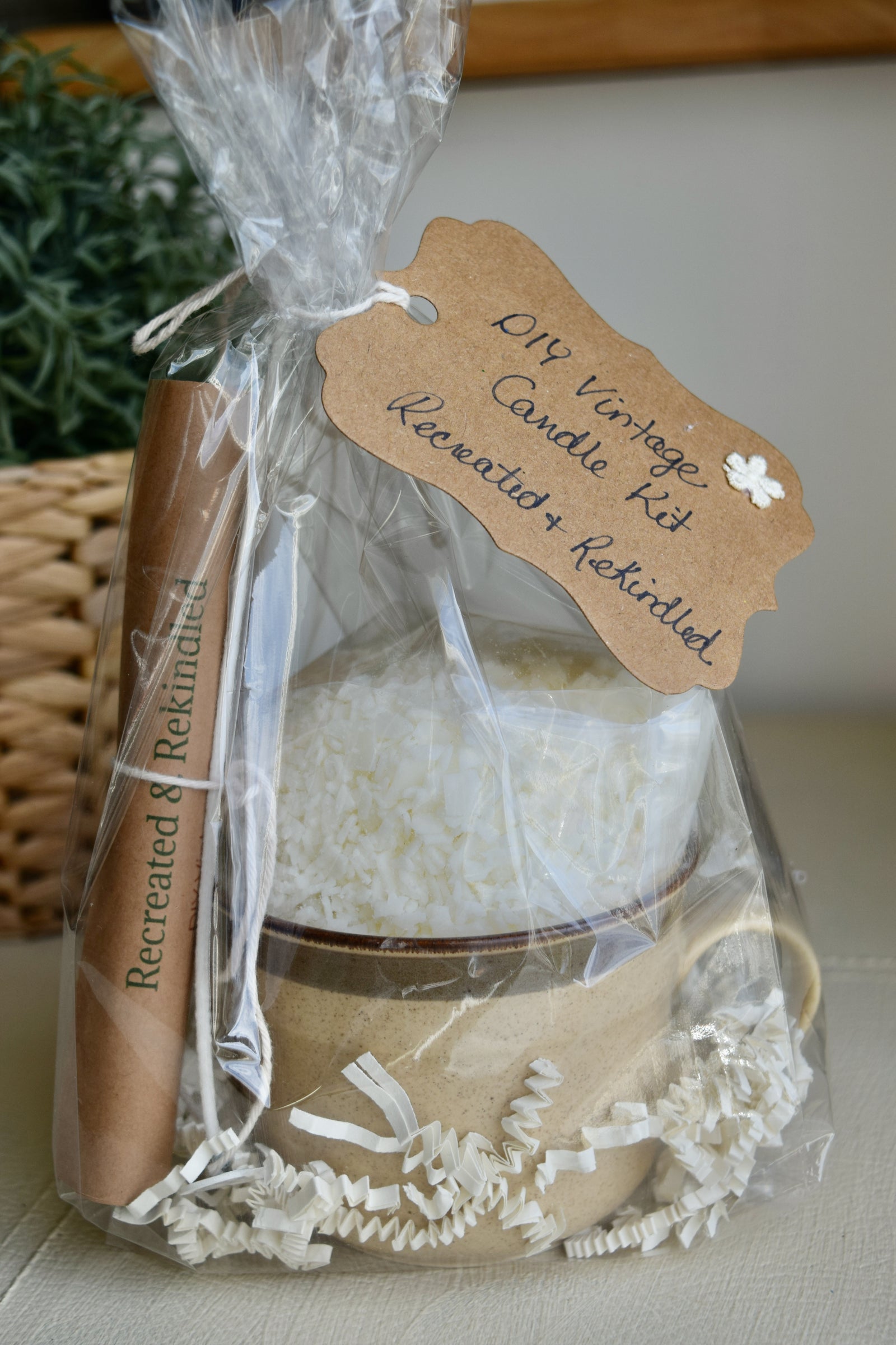 DIY Vintage Candle Kit - Stoneware Mug