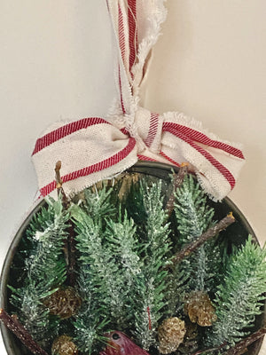 Recreated for Christmas: The Vintage Tin Wreath (In-Person)