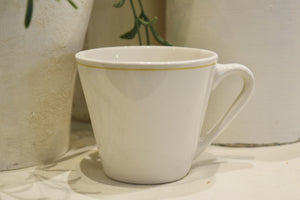 DIY Vintage Candle Kit - Gold Striped Teacup