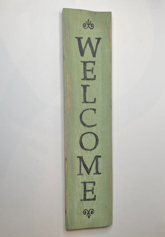 Vertical Welcome Sign