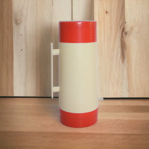 Aladdin Red and Cream Thermos