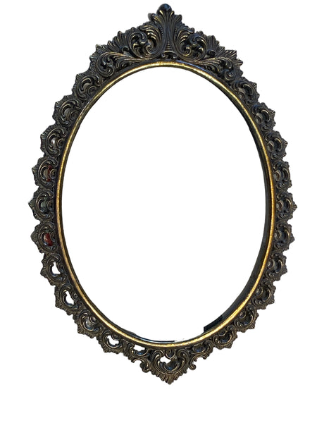 Ornate Oval Metal Frame