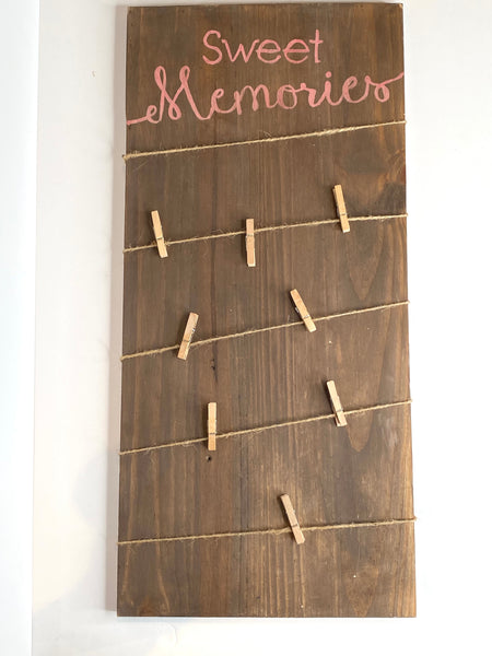 Sweet Memories Board