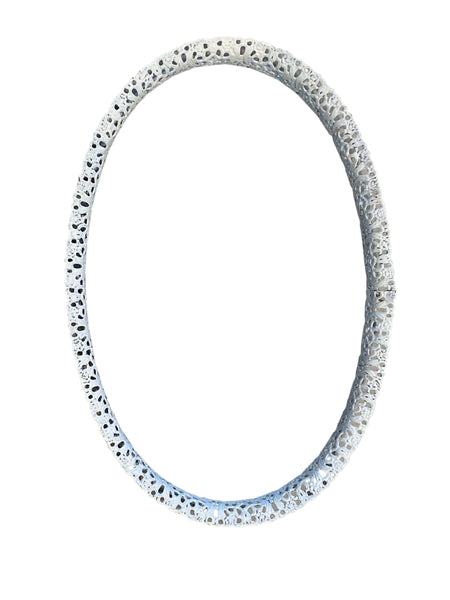 Lacy Metal Oval Frame