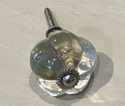 Glass Flower Knob (deep)
