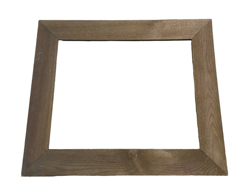 Rustic Raw Wood Frame