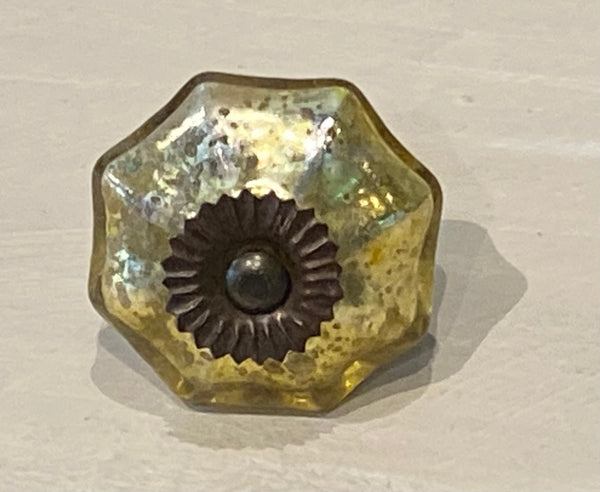 Gold Glass Knob