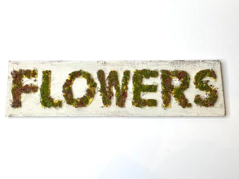 FLOWERS sign