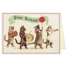 Happy Birthday Cats #3 Card