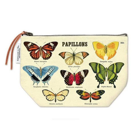Butterflies (Papillions) Vintage Pouch