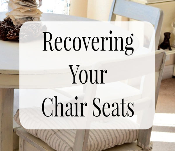 Recovering Your Chair Seats (In-Person)
