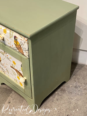 Country Manor Songbirds Storage Cabinet