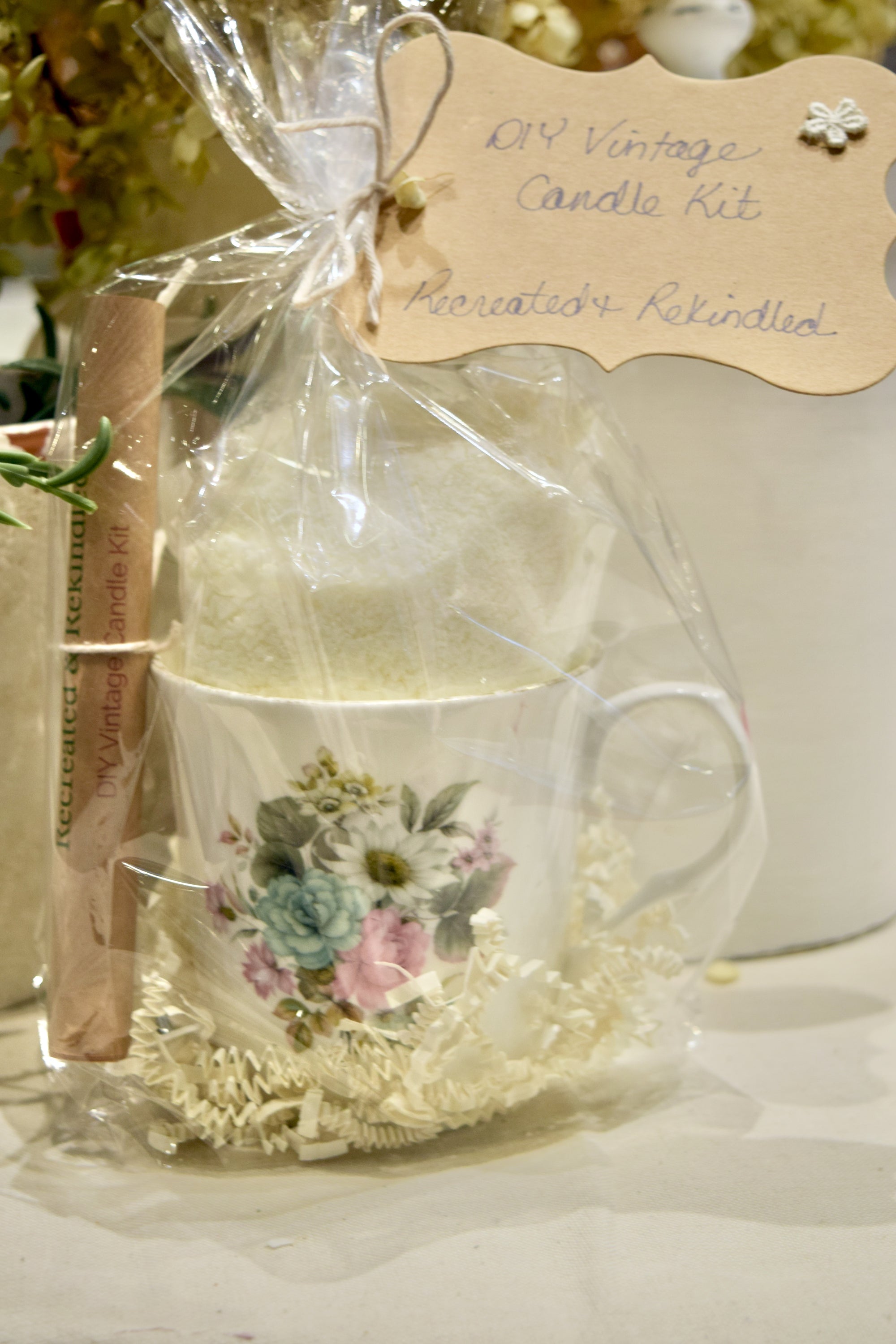 DIY Vintage Candle Kit - Summer Floral Bouquet