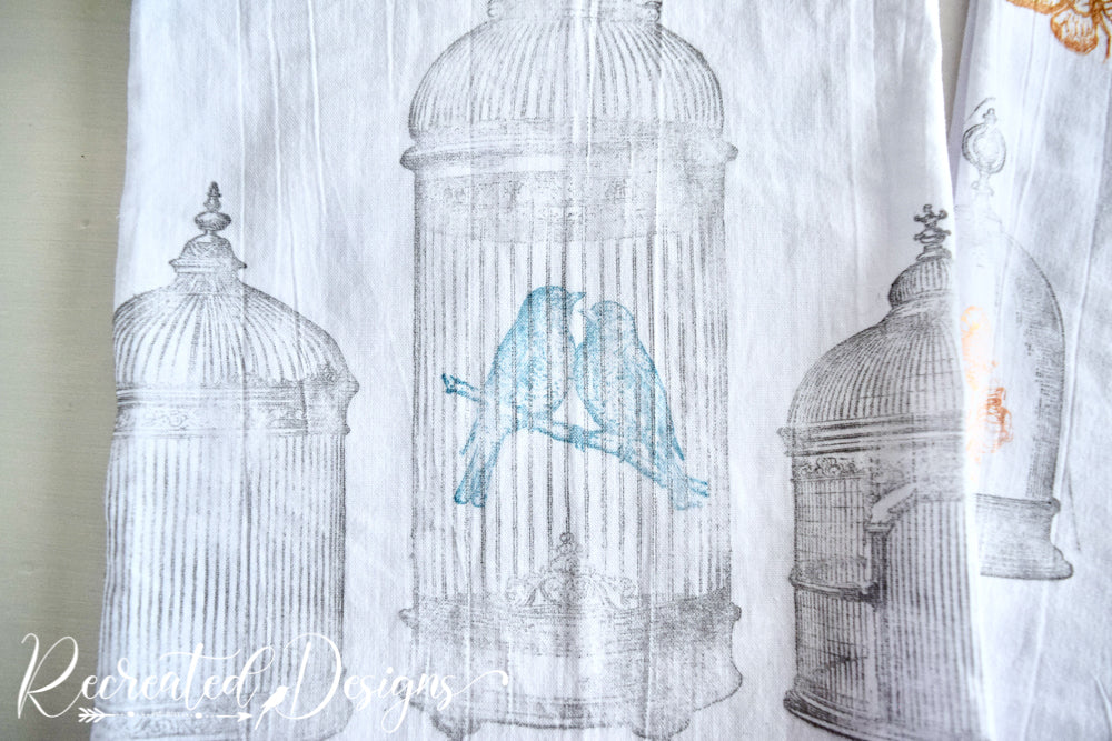 Stamped Tea Towels Workshop (In-Person)