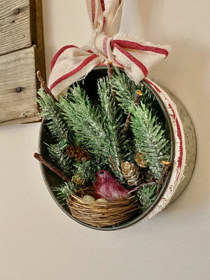 Recreated for Christmas: The Vintage Tin Wreath (In-Person)