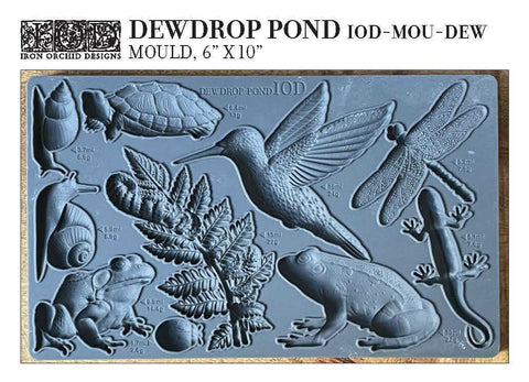 Dewdrop Pond IOD Decor Mould