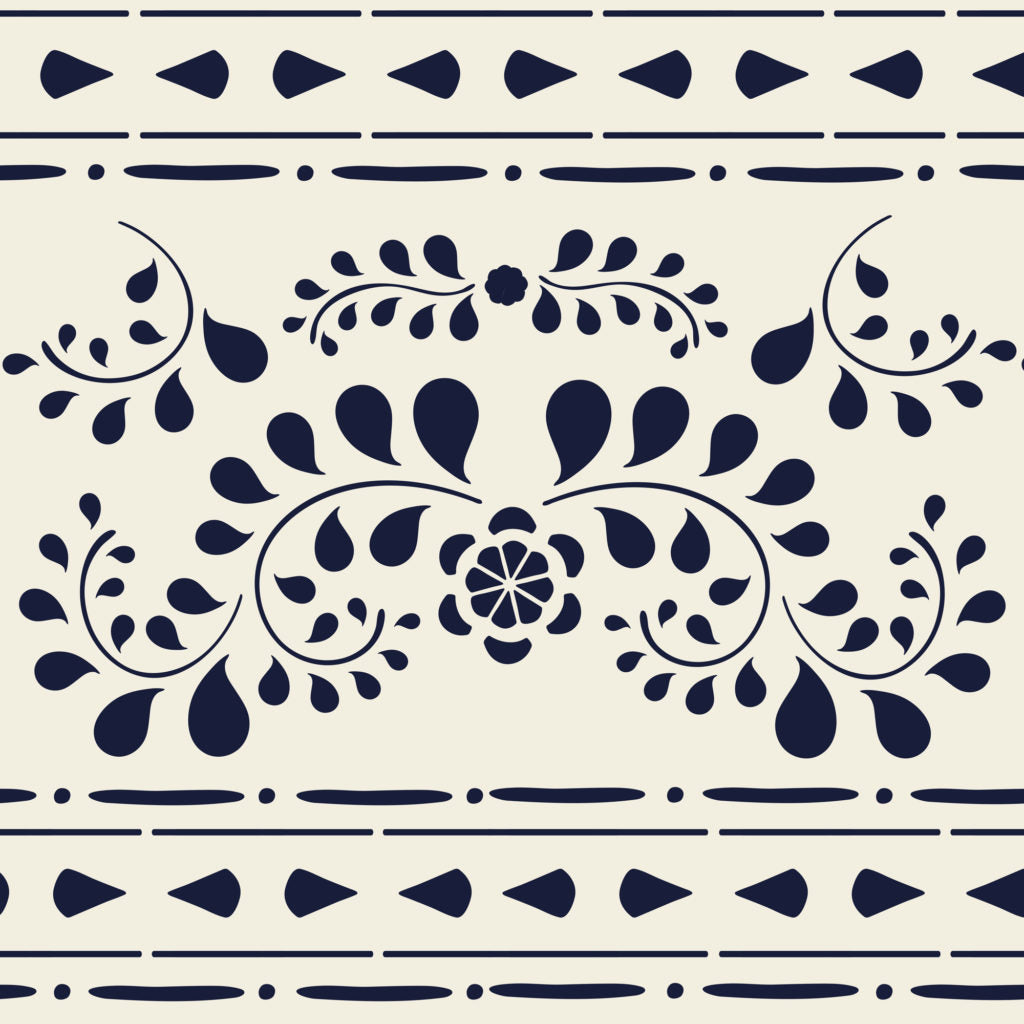 Annie Sloan Faux Bone Inlay Stencil