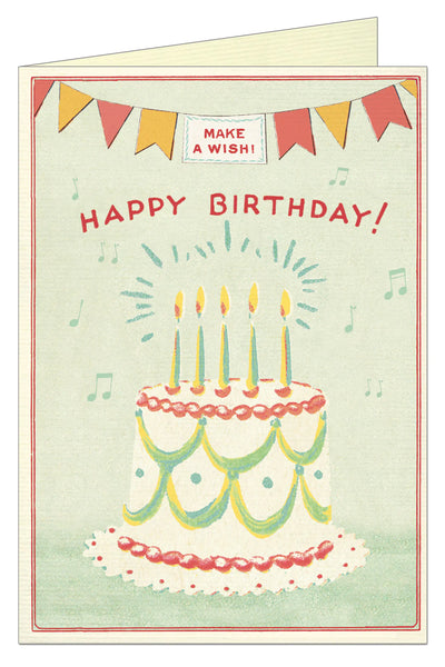 Happy Birthday Cake Card