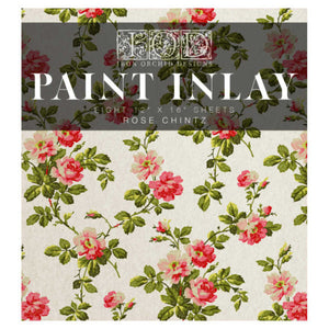Rose Chintz IOD Paint inlay