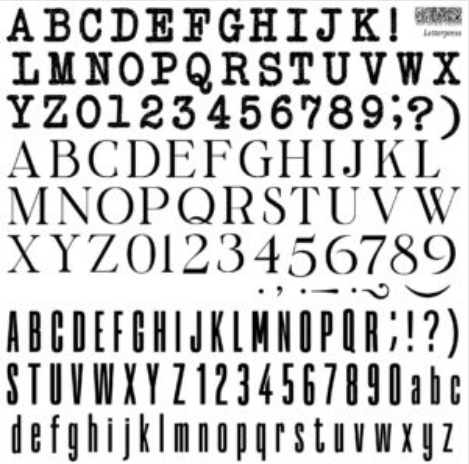 Letterpress IOD Stamp™
