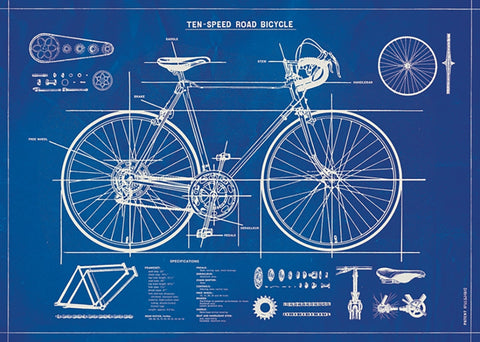 Bicycle Blueprint Paper