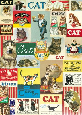 Vintage Cats Paper