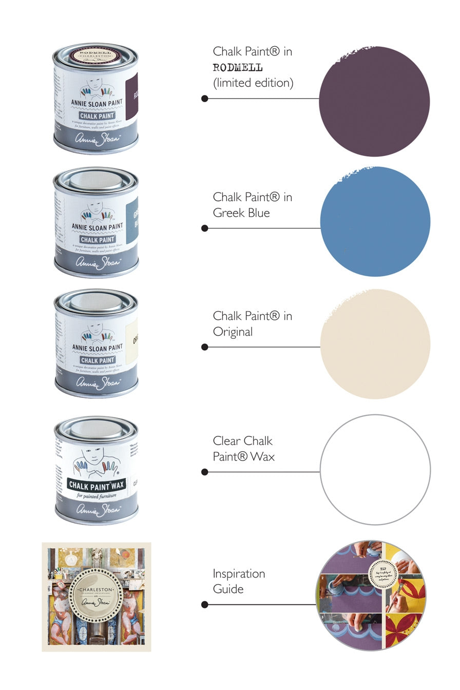 Annie Sloan with Charleston: Decorative Paint Set in Rodmell