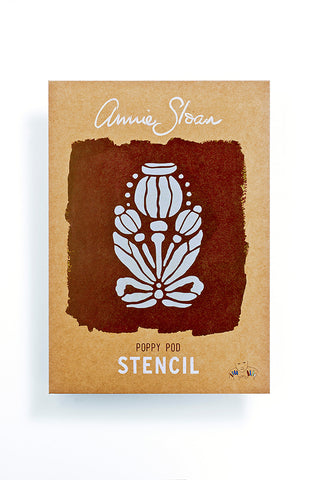 Annie Sloan Poppy Pod Stencil